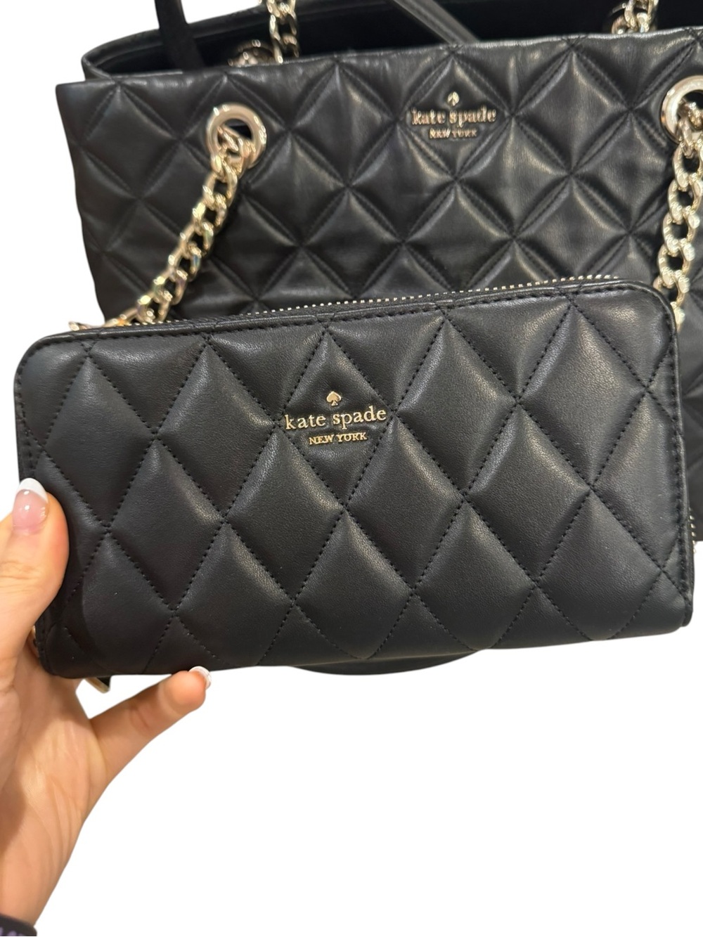Kate Spade Quilted Leather Wallet